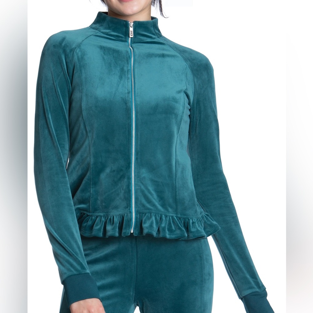 TEAL BLACK LABEL JUICY COUTURE JACKET!!